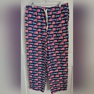 NWOT JEDCO Jeep Mens 100% Cotton Lounge Sleep Bottoms Pants